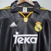 Real Madrid 98/99 Away Black Soccer Jersey